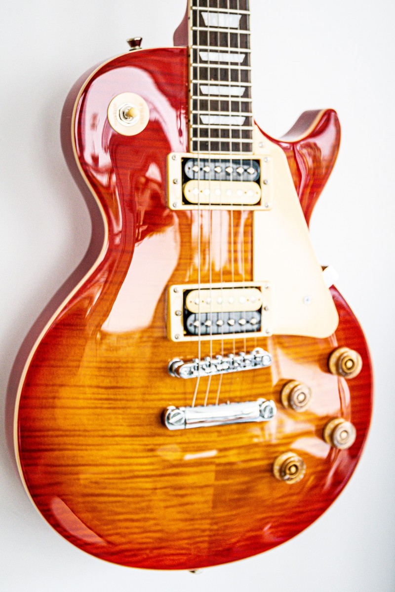 Guitarra eléctrica Bacchus BLP-FMH/R