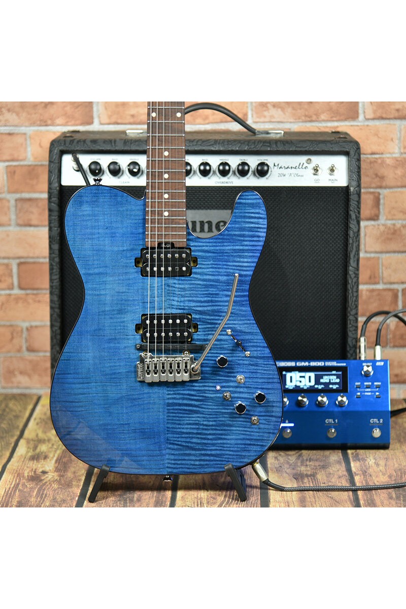 BACCHUS TACTICS24-FM-GK ST-BLU E-Gitarre
