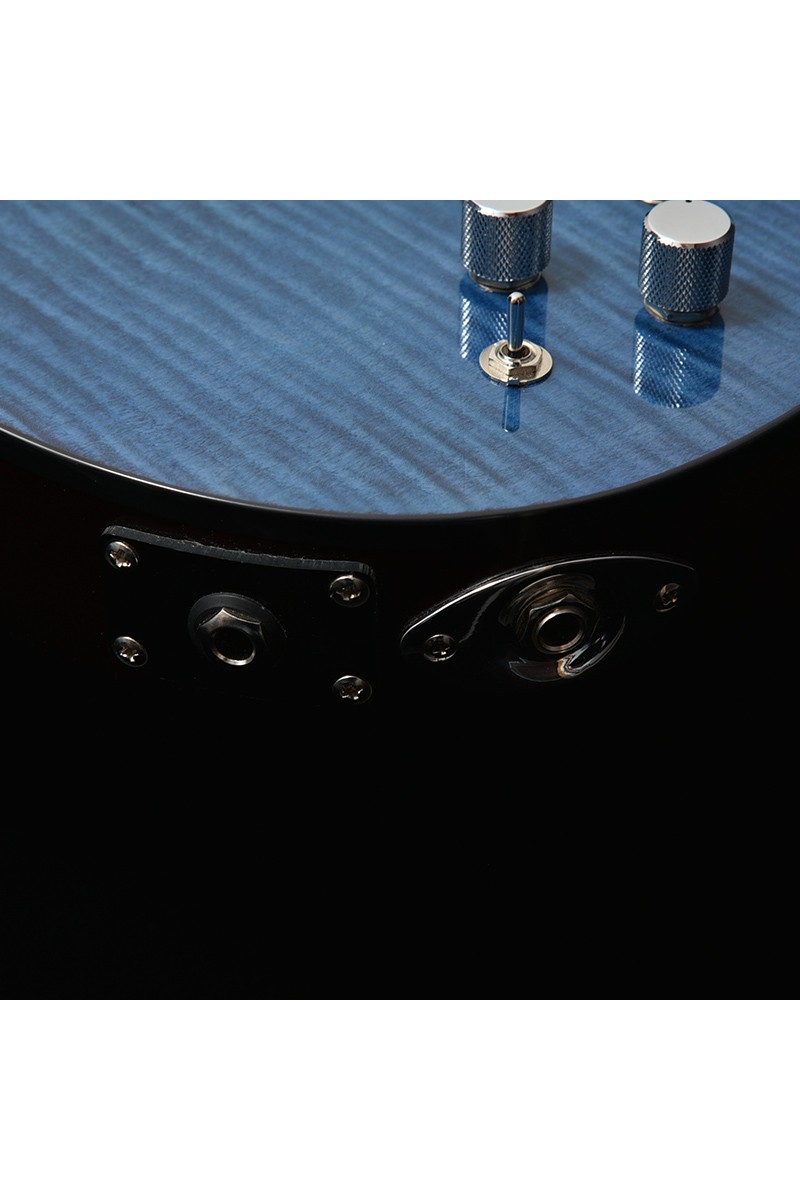 Electric guitar BACCHUS TACTICS24-FM-GK ST-BLU | Japanguitar-handma