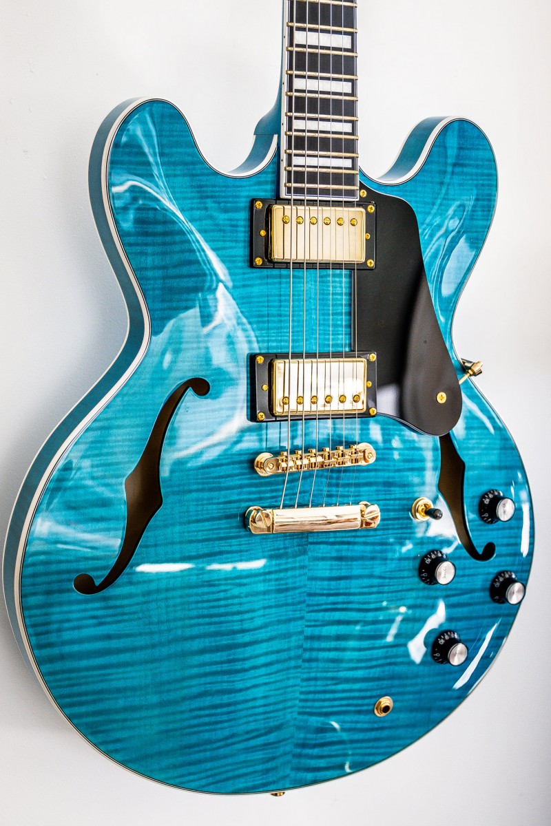 Guitare électrique semi hollow...
