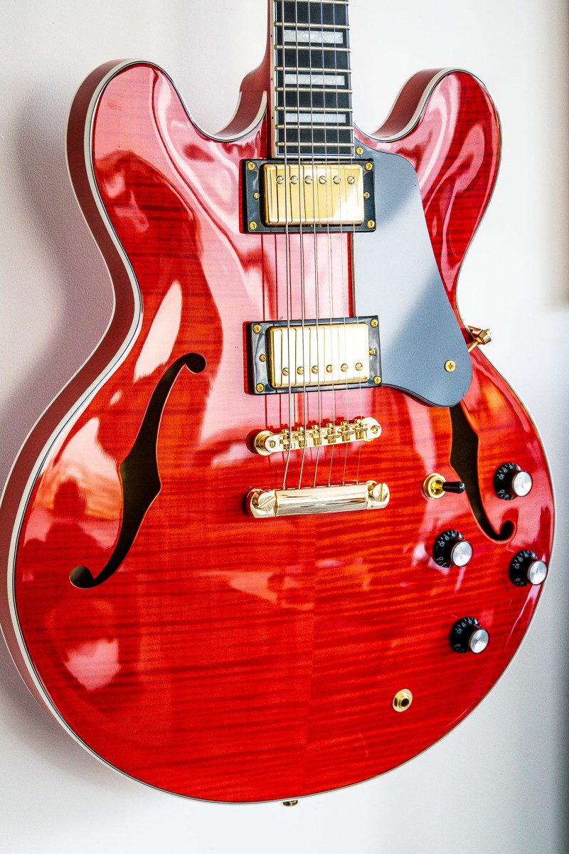 Guitare électrique semi hollow...