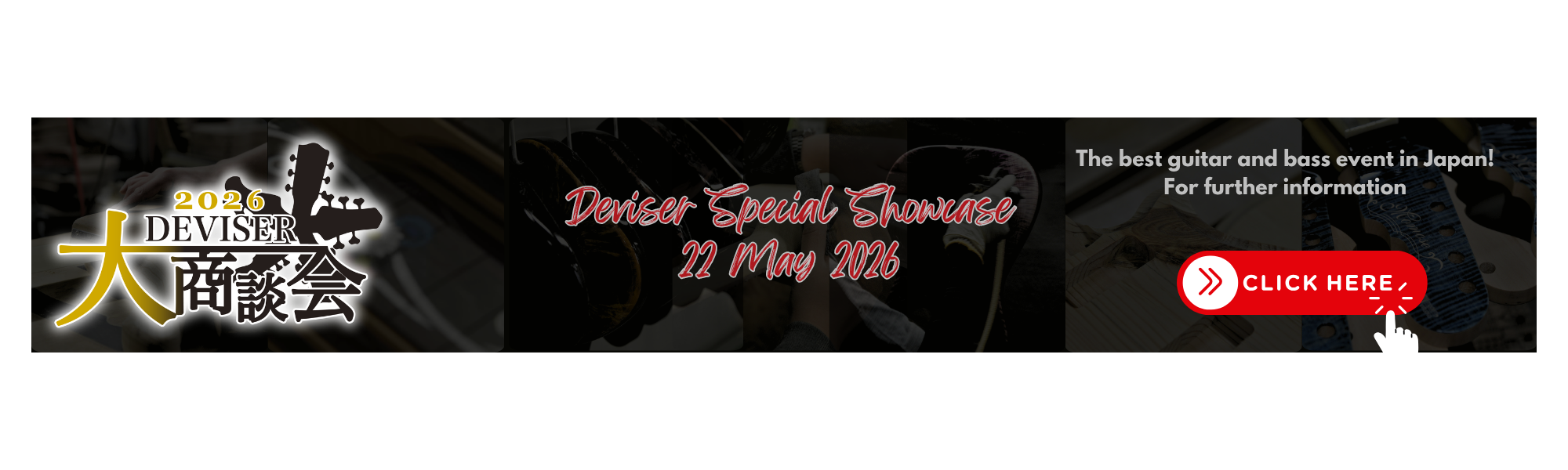 Deviser Special Showcase Mai 2026 | Japan Guitar Handmade
